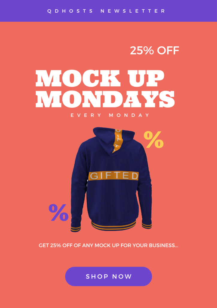 QD Hosts Mockup Mondays Sale